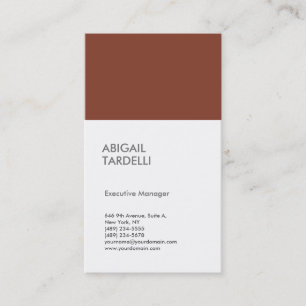Professional minimalist modern business card