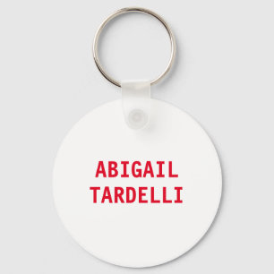 Professional minimalist modern custom plain name key ring