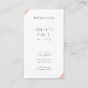 Professional Minimalist Modern Elegant Template Business Card