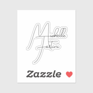 Professional minimalist modern handwriting name