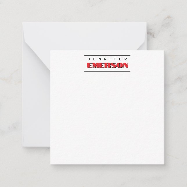 Professional minimalist modern plain  card (Front)