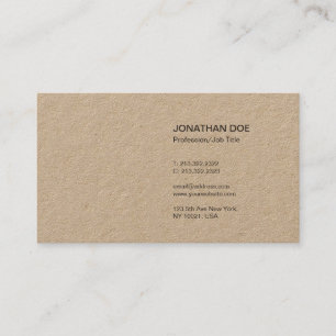Professional Minimalist Modern Plain Chic Luxury Business Card