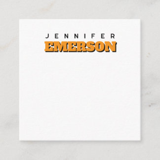 Professional minimalist modern plain enclosure card