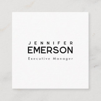Professional minimalist modern plain enclosure card
