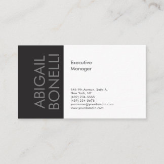 Professional minimalist modern plain enclosure card