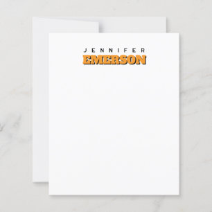 Professional minimalist modern plain name