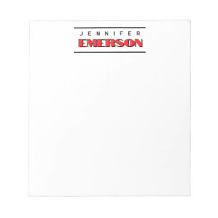 Professional minimalist modern plain  notepad