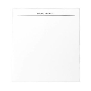 Professional Minimalist Modern Plain Notepad