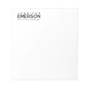 Professional minimalist modern plain notepad