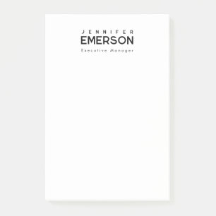 Professional minimalist modern plain  post-it notes