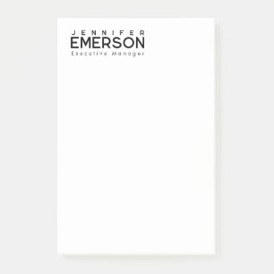Professional minimalist modern plain  post-it notes