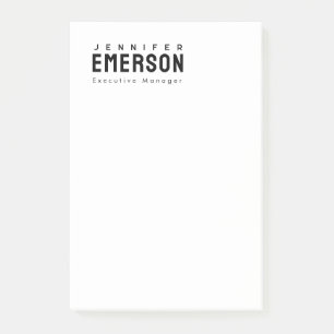 Professional minimalist modern plain post-it notes