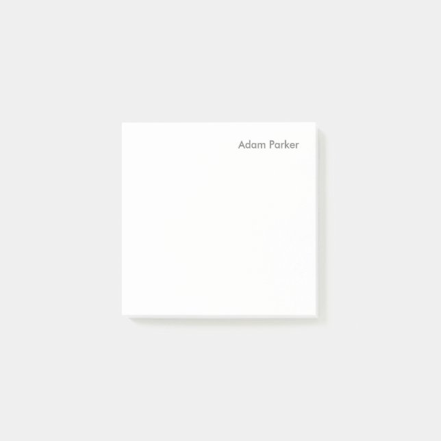Professional Minimalist Modern Post-it Notes (Front)