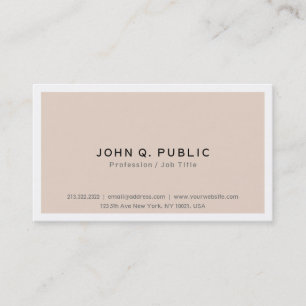 Professional Minimalist Modern Stylish Colour Business Card