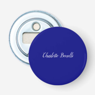 Professional Minimalist Navy Blue Bottle Opener