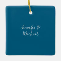 Professional minimalist ocean blue calligraphy