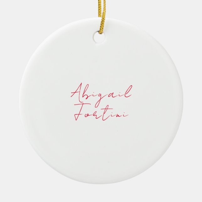 Professional minimalist red white modern ceramic tree decoration (Front)