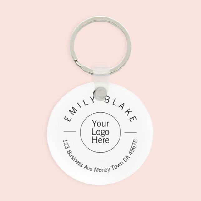 Professional Minimalist Scannable QR Code Key Ring (Creator Uploaded)