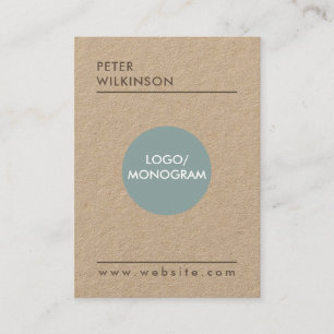 Professional minimalist style business card