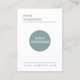 Professional minimalist style business card