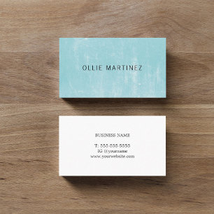 Professional Minimalist Texture Blue Consultant Business Card