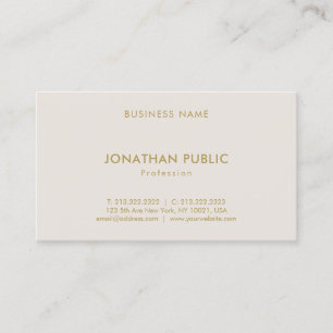 Professional Minimalistic Template Sophisticated Business Card