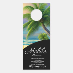 Professional Mobile Car Detailing Wash Your Photo Door Hanger