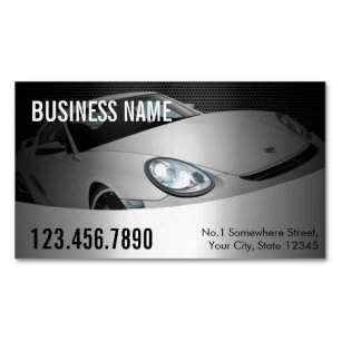 Professional Modern Automotive Magnetic Business Card