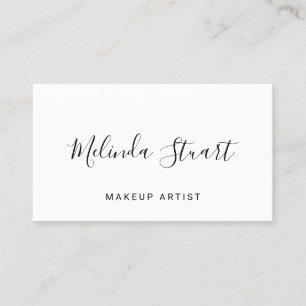 Professional Modern Black and White Business Card