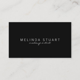 Professional Modern Black Business Card
