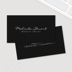 Professional Modern Black Business Card