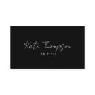 Professional Modern Black White Minimalist QR Code