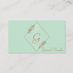 Professional, Modern Blue and Brown Business Card