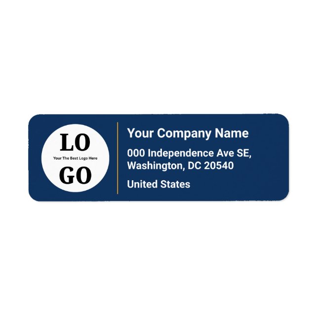 Professional Modern Bold Color Custom Logo (Front)