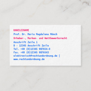 professional modern business card