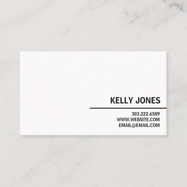 Professional Modern Business Card (Front)