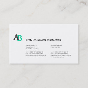 professional modern business card