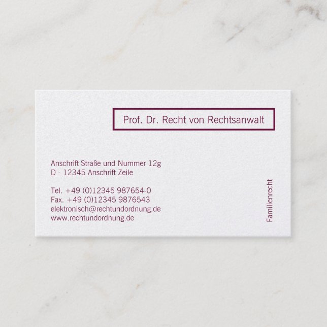 professional modern business card (Front)