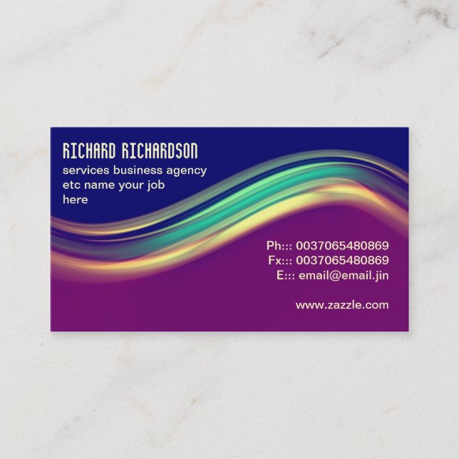 professional modern business card design (Front)