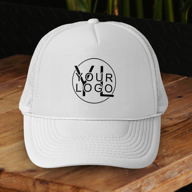 Professional Modern Business Company Logo Employee Trucker Hat (Creator Uploaded)