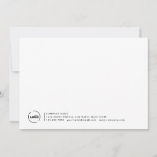 Professional Modern Business Logo Card