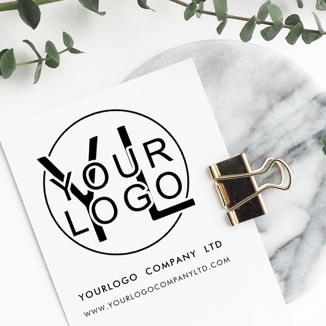 Professional Modern Business Logo Corporate Basic Rubber Stamp (Creator Uploaded)