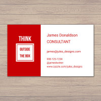 Professional modern consultant red