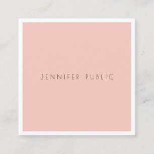 Professional Modern Creative Simple Design Luxury Square Business Card