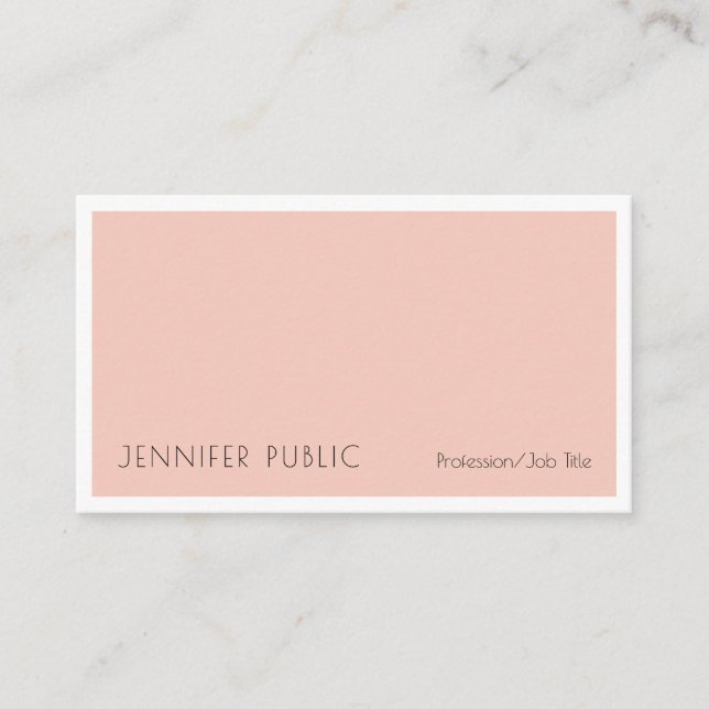 Professional Modern Creative Simple Design Trendy Business Card (Front)
