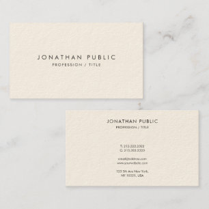 Professional Modern Easy to Make Template Luxury Business Card