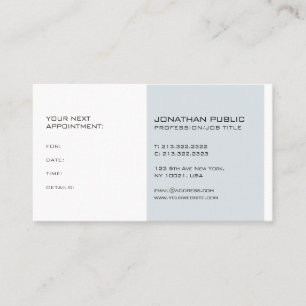 Professional Modern Elegant Appointment Reminder