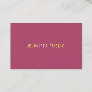 Professional Modern Elegant Colors Premium Silk Business Card