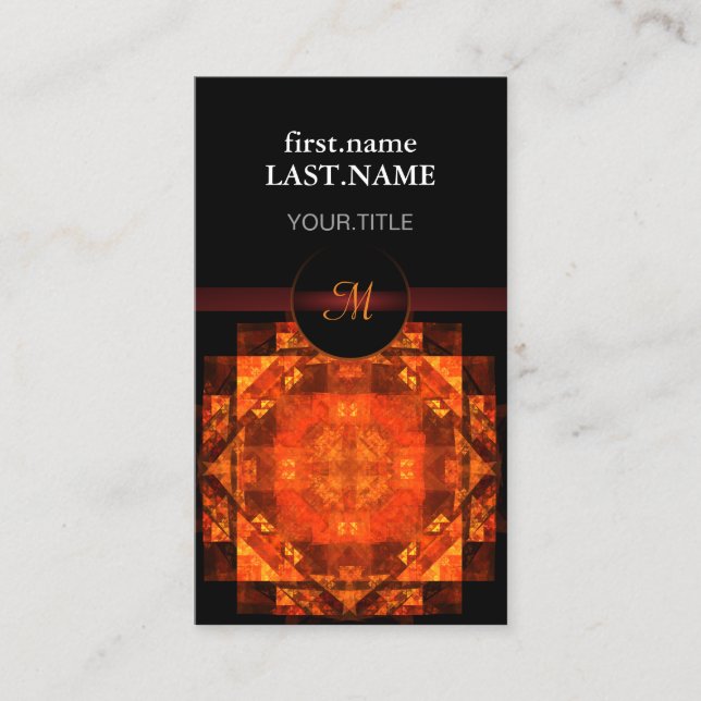 Professional Modern Elegant Cool Blessing Business Card (Front)