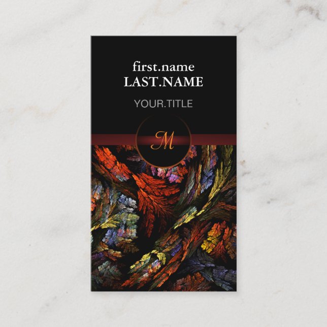 Professional Modern Elegant Cool Harmony Business Card (Front)